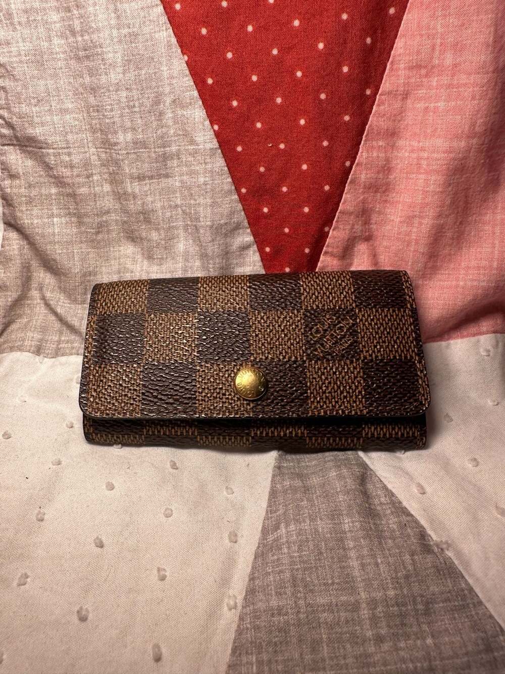 Louis Vuitton Damier Ebene Multicles 4 Key Holder N62631